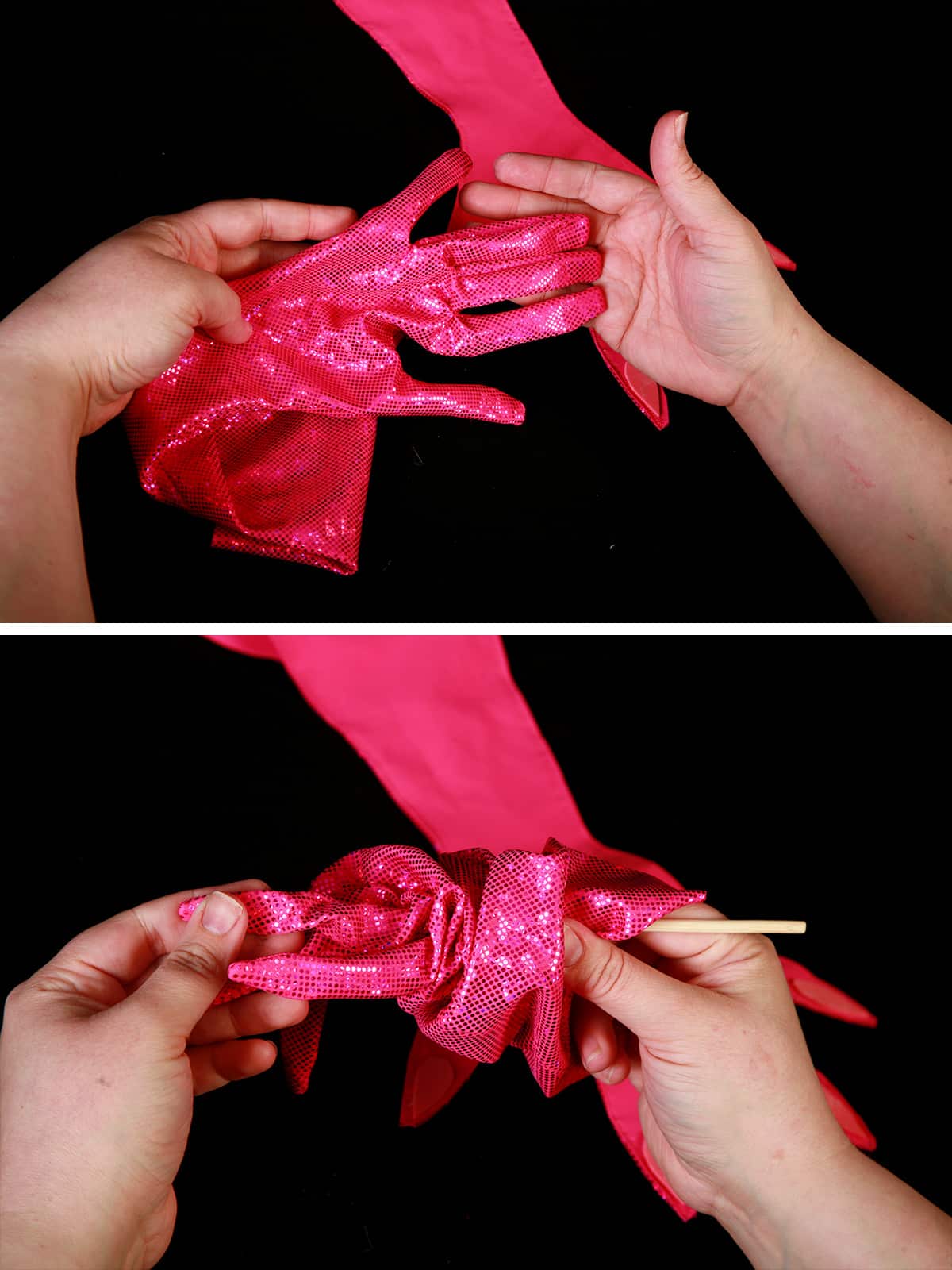 How to Make Fancy Spandex Gloves - Spandex Simplified